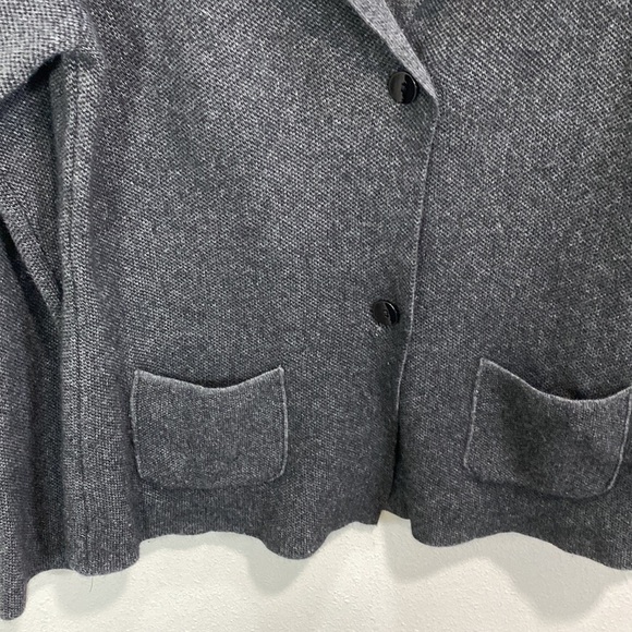 Benedetta B made in Italy‎ cardigan sweater wool cashmere gray - Picture 5 of 8